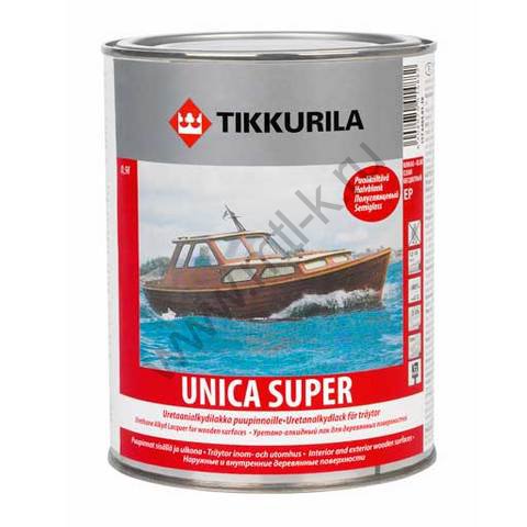 Tikkurila Unica Super / Тиккурила Уника Супер лак полуглянцевый
